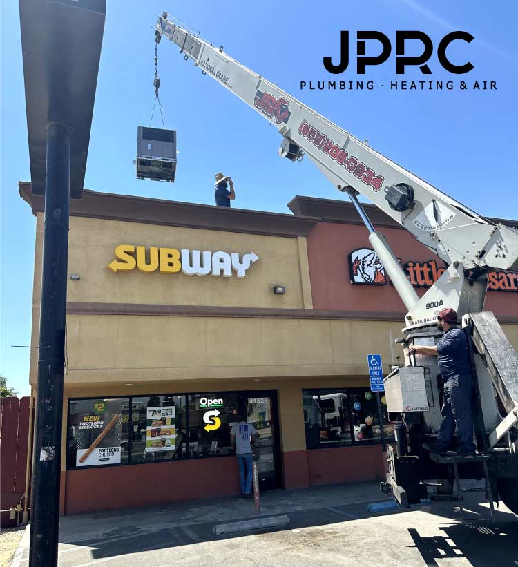 Commercial AC replacement services in the San Joaquin Valley, ensuring efficient cooling for businesses.