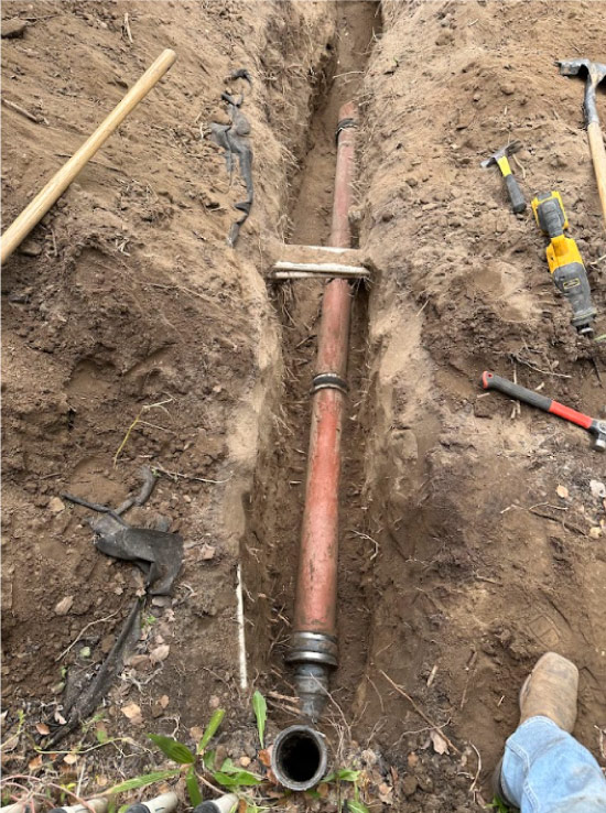 JPRC Plumbing's expert sewer line repair services in Central Valley